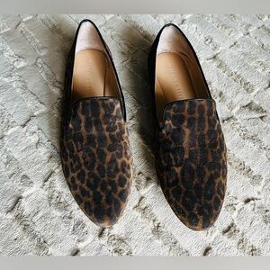 Veronica Beard Brown Leopard Print Men's Loafers